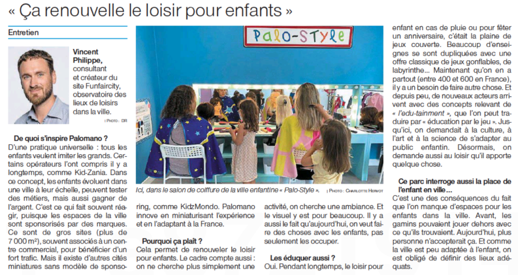 Interview loisirs Ouest France